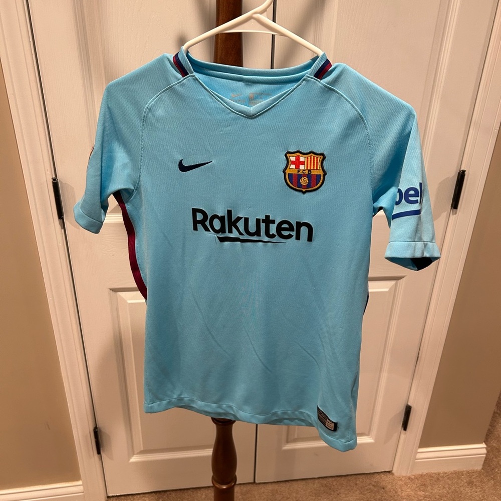 Nike Dri-Fit 2019-2020 FC Barcelona Kids Soccer Jersey L